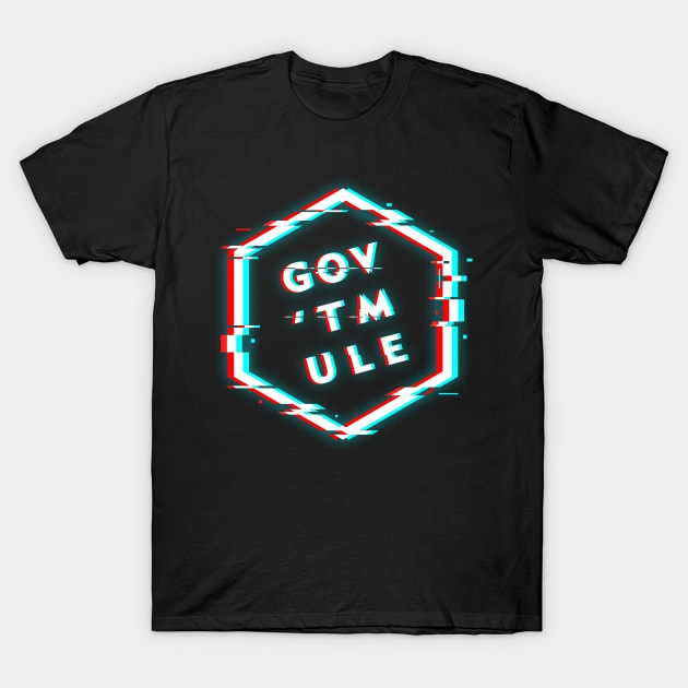 GOV'T MULE POLYGON GLITCH T-Shirt by BELLASOUND